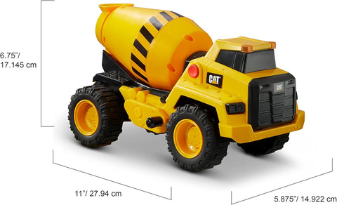 CAT Construction 11.5" Power Haulers Realistic Lights & Sounds Cement Mixer | CAT In Lebanon