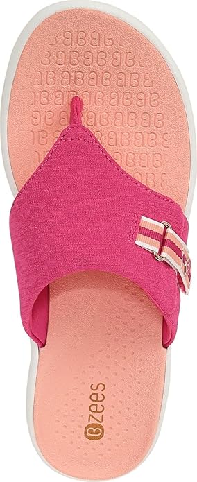 BZees Women's Pink Camp Out Thong Sandal | BZees In Lebanon