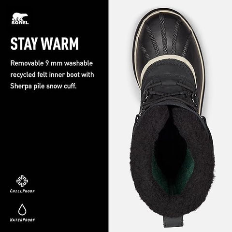 Sorel Men's Caribou Warm Lining Mid-Calf Boots| Sorel  In Lebanon
