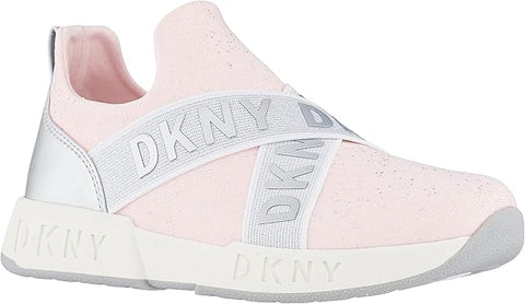 DKNY Girl's Blush & Silver Fashion Sneakers | DKNY In Lebanon