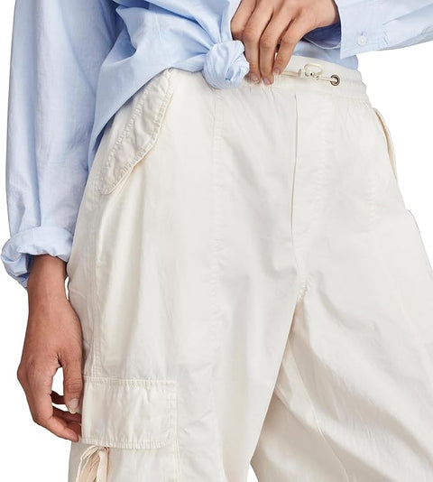Lucky Brand Women's Off White Exaggerated Cargo Flight Pant | Lucky Brand In Lebanon
