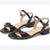 Easy Spirit Women's Black Ginova Heeled Sandals