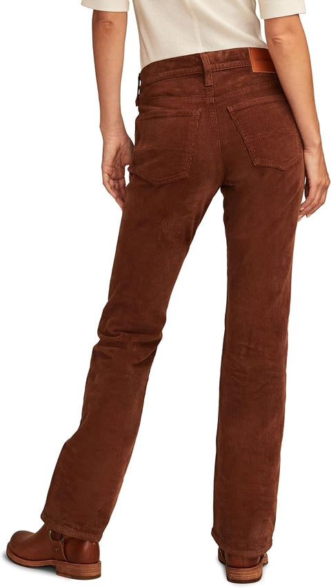 Lucky Brand  Women's Brown  high rise corduroy Stevie flare Pants| Lucky Brand  in Lebanon