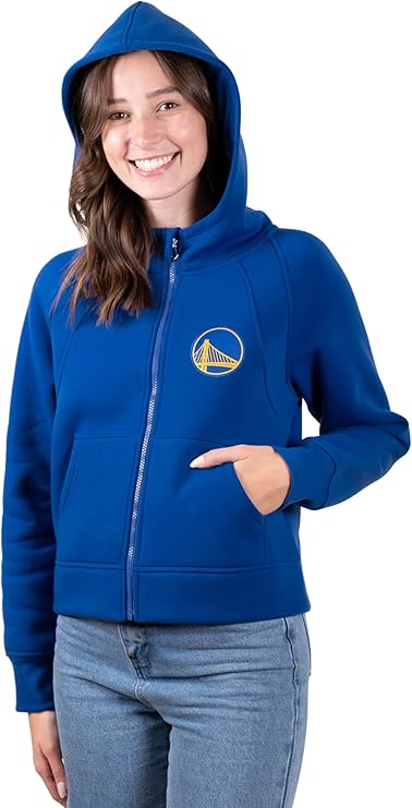 Ultra Game Women's Royal Blue NBA Super Soft Full Zip Hooded Jacket | Ultra Game In Lebanon