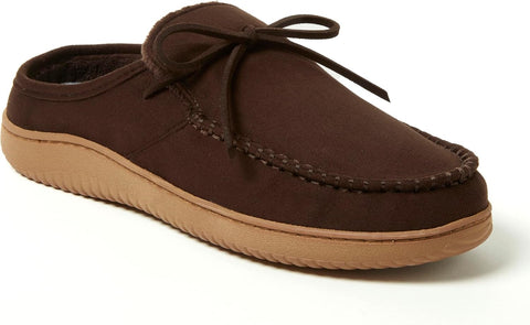 Dearfoams Men's Brown Fowler Moc Toe Clog Indoor Outdoor Supportive House Slipper |Dearfoams In Lebanon