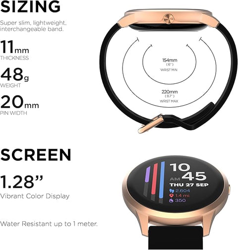 iTouch Unisex Black Rose Gold Sport 4 Smartwatch | iTouch in Lebanon