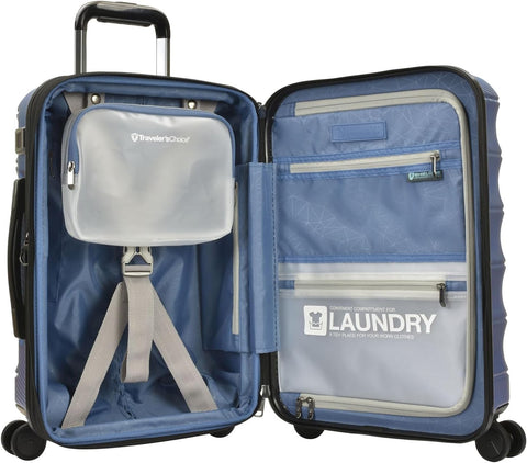 Traveler's Choice Unisex Navy Granville II 2-piece Hardside Spinner Luggage Set | Traveler's Choice In Lebanon