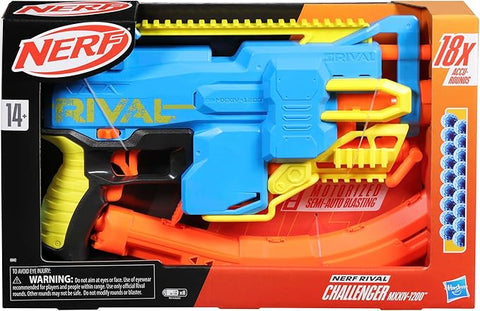 Nerf Rival Challenger 1200 Motorized Blaster, Curved 12 Round Magazine  | Nerf In Lebanon