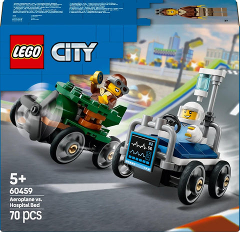 LEGO City Airplane vs. Hospital Bed Race Car Pack Toy | LEGO In Lebanon