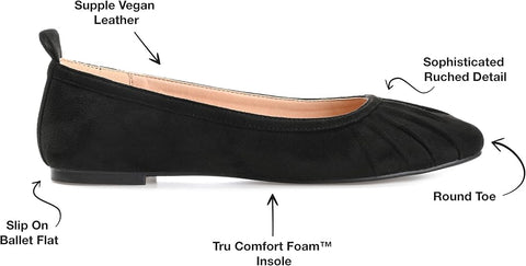 Journee Collection Women's Black Comfort Foam Tannya Dress Flats |Journee Collection In Lebanon