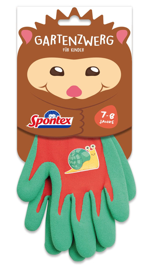 Spontex Green & Red Garden Gloves For Children 7/8 Years | Spontex In Lebanon