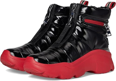 Naturalizer Women's Black And Red Think Royln X Shadow Water Repellent Fashion Boot  | Naturalizer  In Lebanon