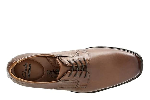 Clarks Men's Camel Leather Tilden Cap Casual Shoes | Clarks In Lebanon