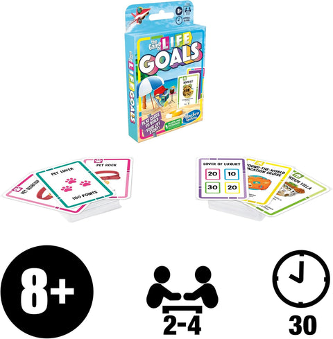 Hasbro Gaming The Game of Life Goals Card & Quick-Playing Family Game|Hasbro Gaming In Lebanon