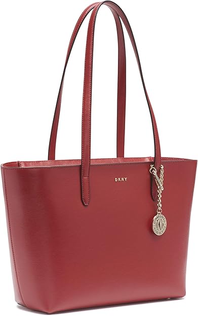 Dkny Women's Red Bryant Medium Sutton Textured Leather Shoulder Bag |Dkny In Lebanon
