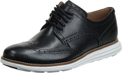 Brand New Cole Haan Men's Original Grand Shortwing Oxford (Black/White)