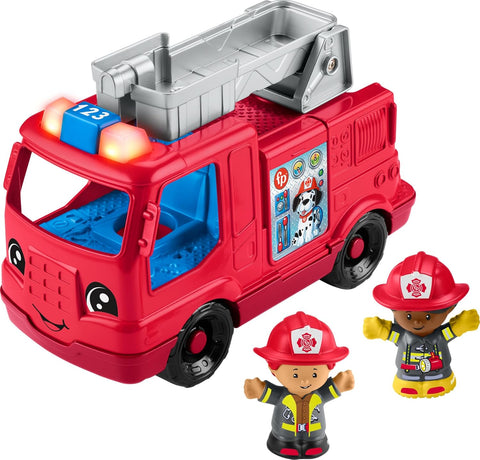 Fisher-Price Little People Toy Fire Truck with 2 Figures | Fisher-Price In Lebanon
