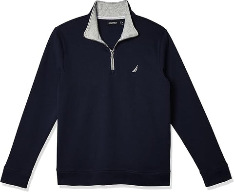 Nautica Men's Navy  1/4-Zip Fleece Pullover |  Nautica in Lebanon