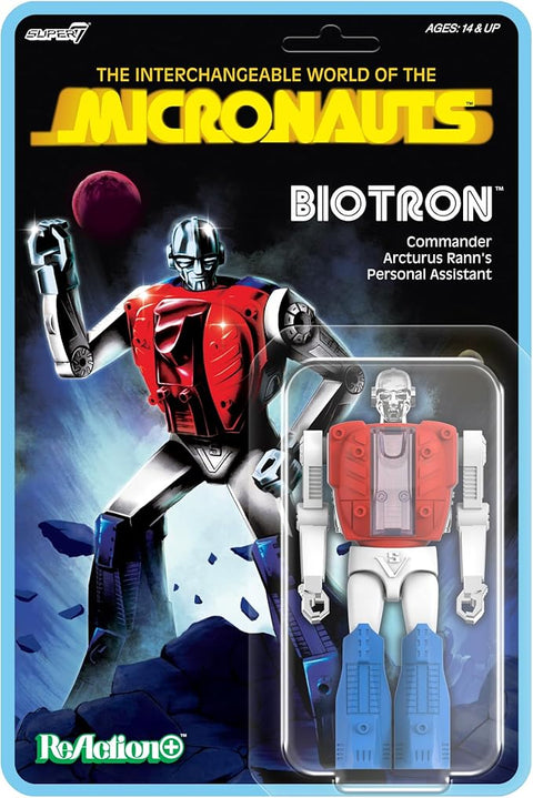 Super7 Reaction+ Micronauts Biotron - 3.75" Micronauts Action Figure With Accessory | Super7 In Lebanon