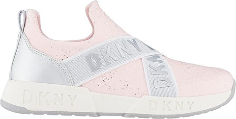 DKNY Girl's Blush & Silver Fashion Sneakers | DKNY In Lebanon