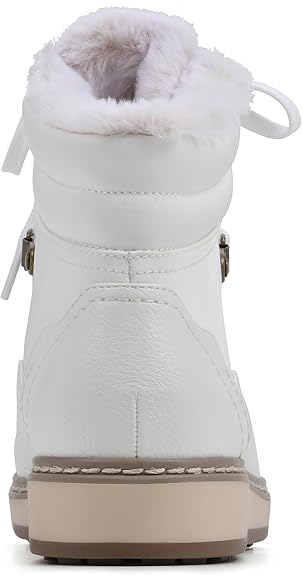 White Mountain Women's White Tamasha Lace-Up Hiker Bootie | White Mountain In Lebanon