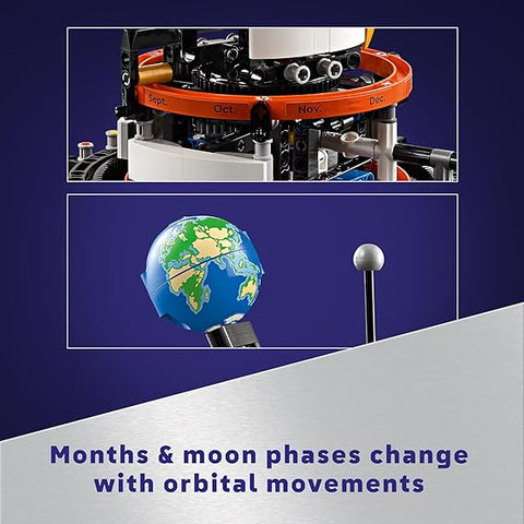 Lego Technic Planet Earth and Moon in Orbit Building Set, 10+, 42179 | Lego In Lebanon
