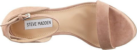 Steve Madden Women's Tan Sarah Suede Heeled Sandals | Steve Madden In Lebanon