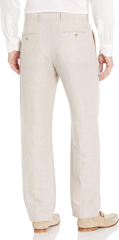 Perry Ellis Men's Beige Linen Suit Trousers | Perry Ellis In Lebanon