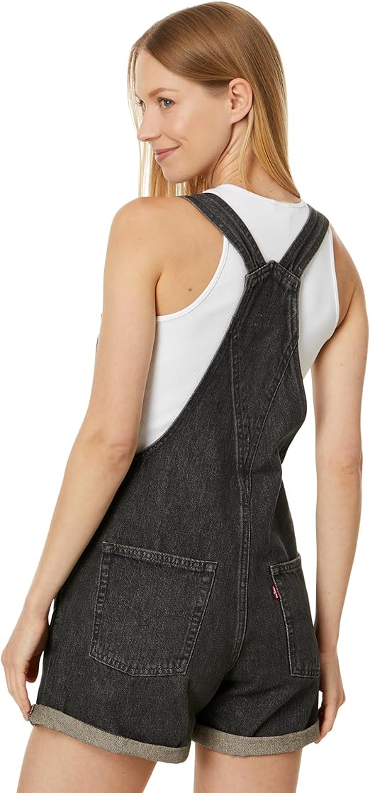 Levi's Women's Washed Black Premium Vintage Denim Romper | Levi's In Lebanon