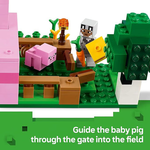 Lego Minecraft The Baby Pig House Toy Figures and Playset | Lego In Lebanon