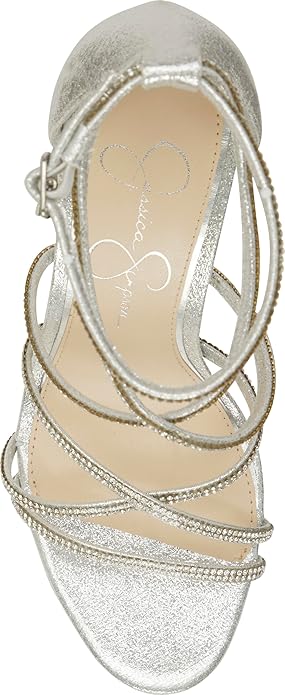 Jessica Simpson Women's Silver Jaeya Strappy High Heeled Sandals | Jessica Simpson In Lebanon