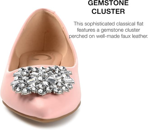 Journee Collection Women's Pink Renzo Flat's |Journee Collection In Lebanon