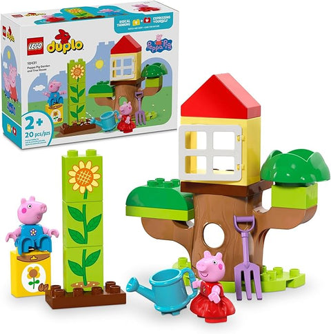 LEGO DUPLO Peppa Pig Garden and Tree House Toddler Toy with 2 Figures | LEGO In Lebanon