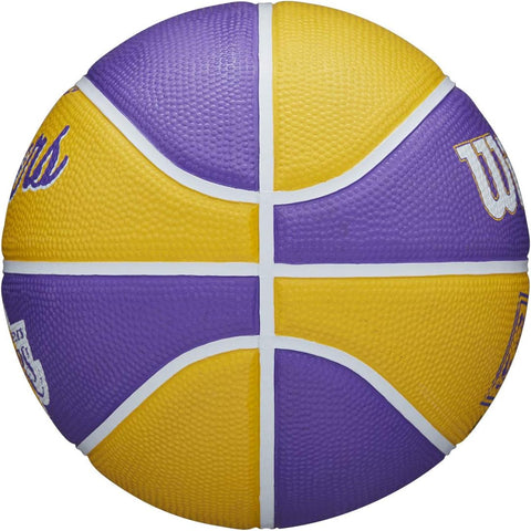 Wilson Los Angeles Lakers NBA Team Retro Mini Basketball | Wilson In Lebanon