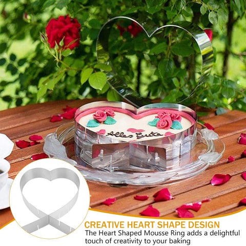 Kitchen Life Heart Cake Mould Adjustable Sides From 12 to 26cm | Kitchen Life In Lebanon