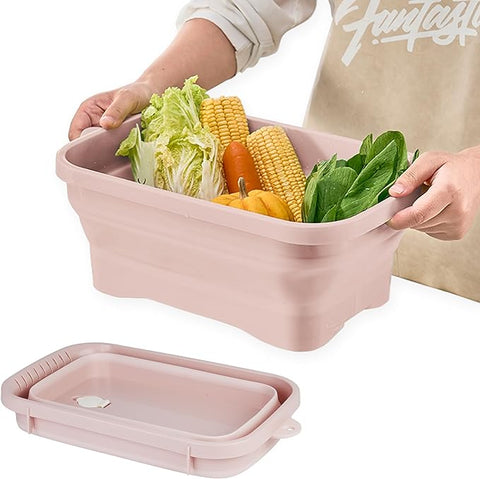 Qifiy Foldable Silicone Washing Basket QFY-0061