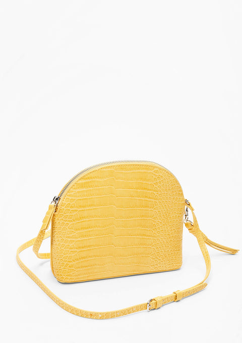 S. Oliver Women's Yellow Crocodile Crossbody Bag | S. Oliver In Lebanon