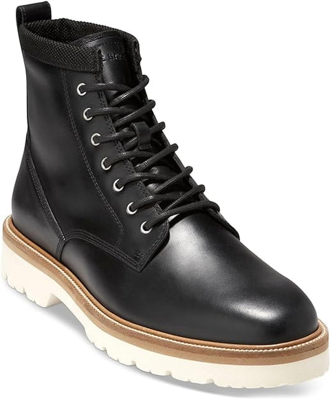 Cole Haan Men's Black Classics Plain Toe Boots ACS239(shoes 61)