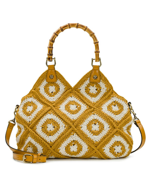 Patricia Nash Women's Orange  Delphi Crochet Medium Crossbody Bag  |Patricia Nash in Lebanon