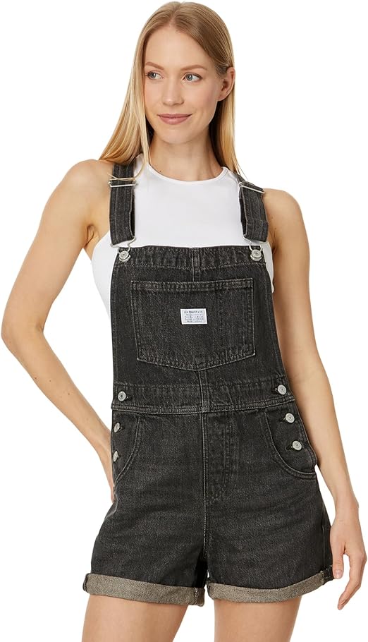 Levi's Women's Washed Black Premium Vintage Denim Romper | Levi's In Lebanon