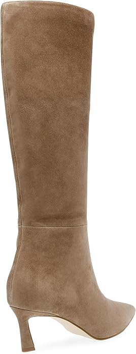 Betsey Johnson Women's Tan Suede Lavan Knee High Boots | Betsey Johnson In Lebanon