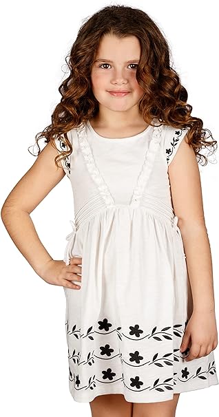 Charanga Girl's  White Dress 78279 CR7 shr