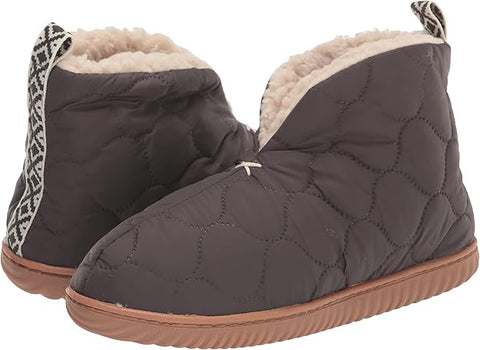 Dearfoams unisex Gray Warm Up Bootie Slipper |Dearfoams In Lebanon