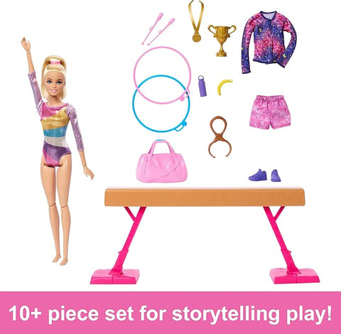Barbie Gymnastics Blonde Fashion Doll & Accessory | Barbie In Lebanon