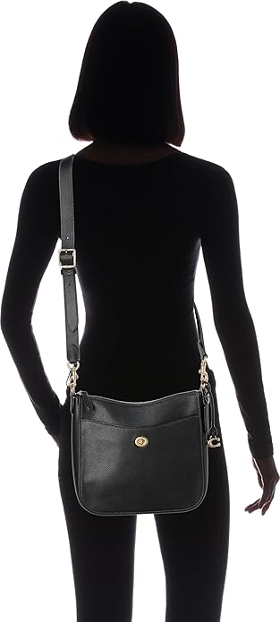 Coach Women's Black Pebble Leather Chaise Crossbody Bag | Coach in Lebanon