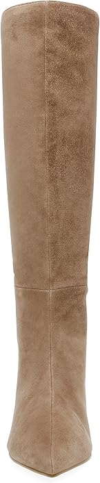 Betsey Johnson Women's Tan Suede Lavan Knee High Boots | Betsey Johnson In Lebanon