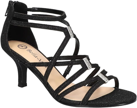 Bella Vita Women's Black Karlette Dress Heeled Sandals |  Bella Vita in Lebanon