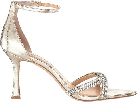 Jewel Badgley Mischka Women's Gold Vani Heeled Sandal | Jewel Badgley Mischka In Lebanon