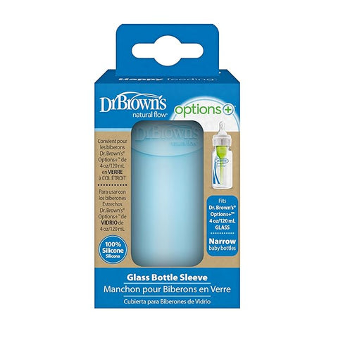 Dr. Brown's Natural Flow Options+ Blue Glass Baby Bottle Sleeves | Dr. Brown's In Lebanon