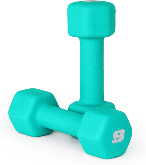 Cap Barbell Neoprene Dumbbell 4 Kg (9 lb) Weights Pair | Cap Barbell In Lebanon